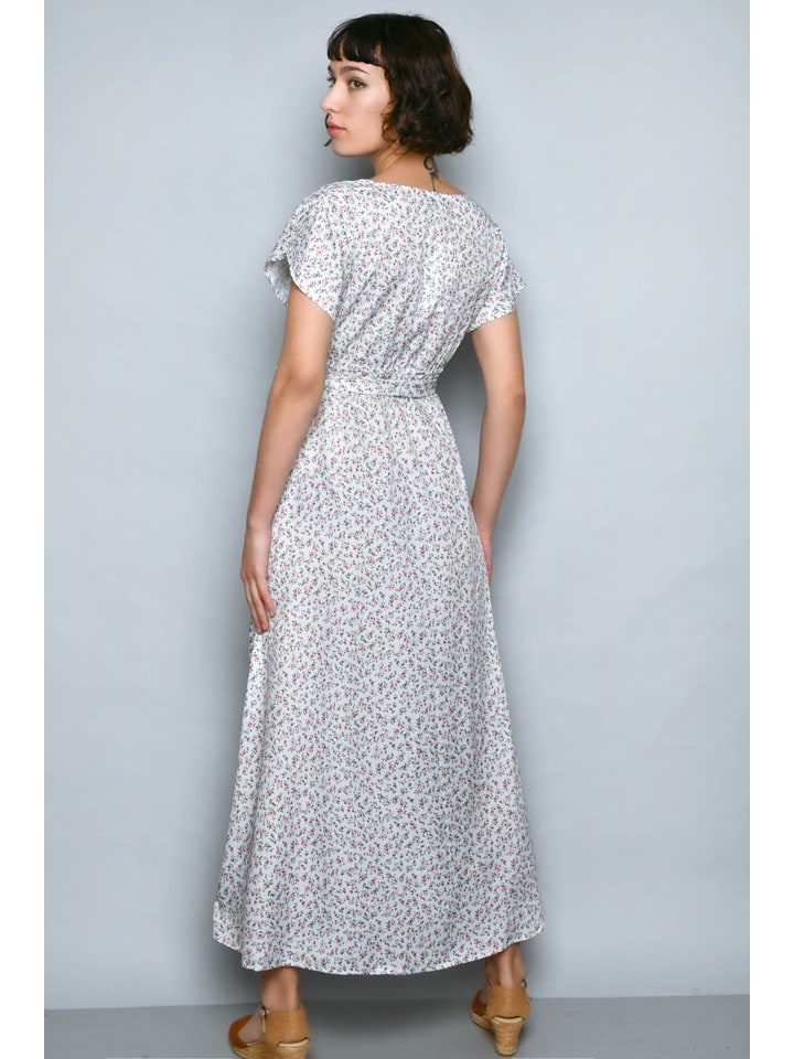 H.H.G. Kleid in Weiß/ Grün/ Rosa günstig kaufen