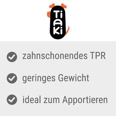TIAKI Hundespielzeug Stacheliger Ball
