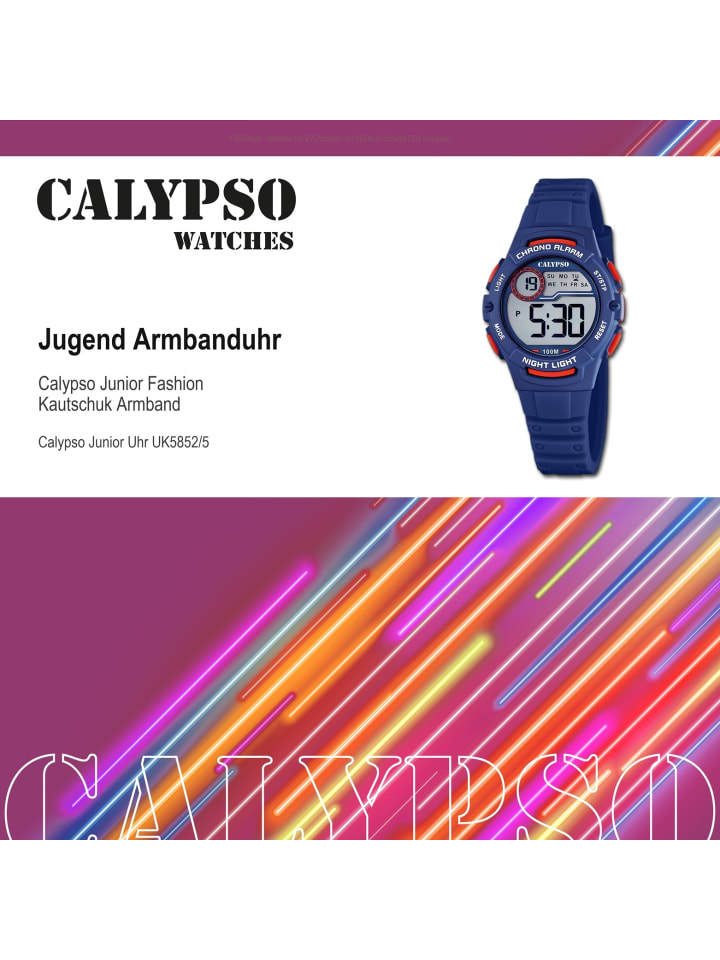 Calypso Digital-Armbanduhr Calypso Junior dunkelblau günstig kaufen onesize