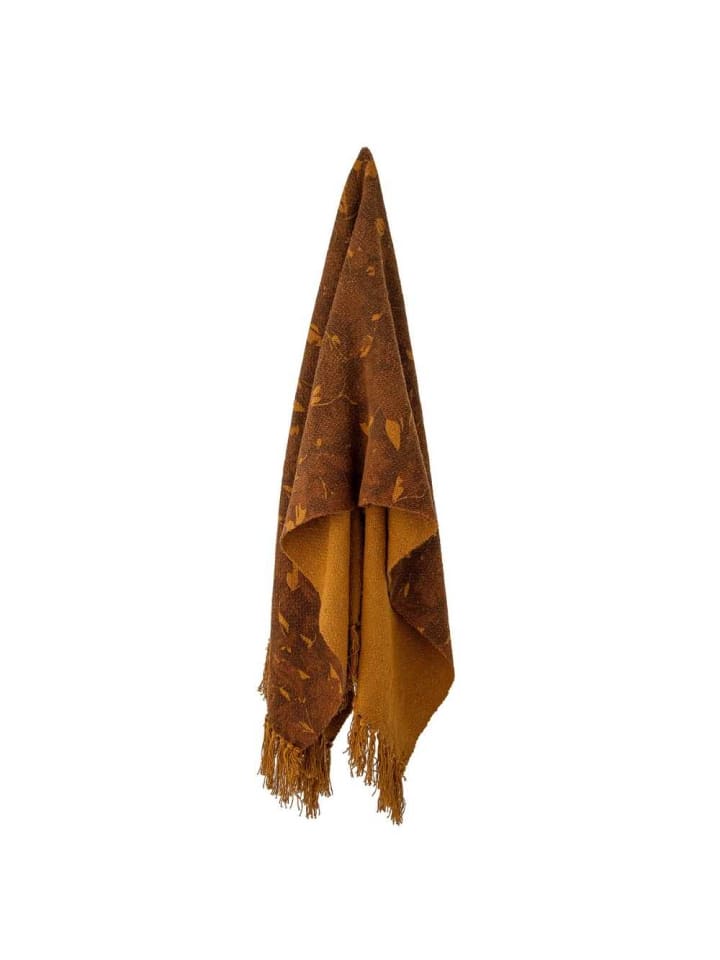 Bloomingville Decke GANJA Braun 160x130 cm günstig kaufen onesize