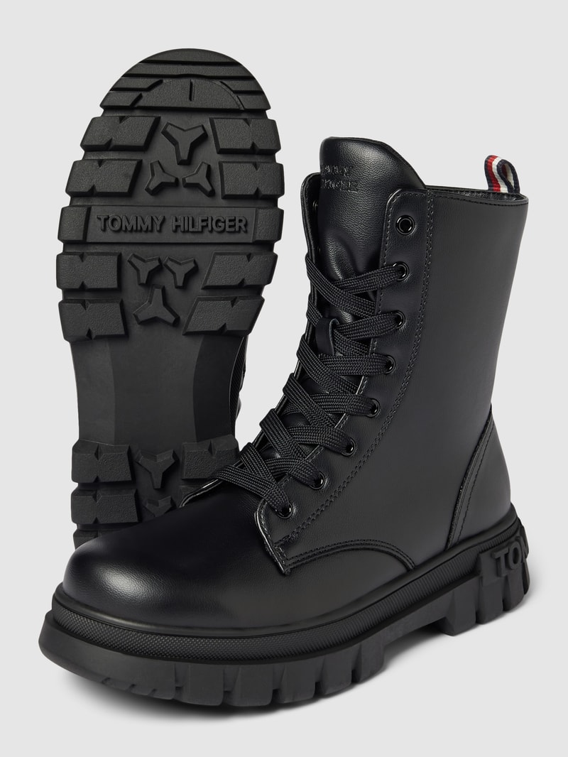 Boots mit Reißverschluss Modell 'MICHIGAN' in schwarz