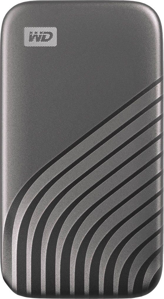 WD My Passport™ SSD externe SSD (500 GB) 1050 MB/S Lesegeschwindigkeit, 1000 MB/S Schreibgeschwindigkeit