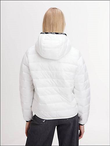 TOMMY-JEANS Damen Steppjacke TJW QUILTED TAPE HOODED JACKET