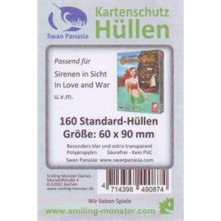 Swan Panasia Kartenhüllen 60mm x 90mm 160 Hüllen Standard