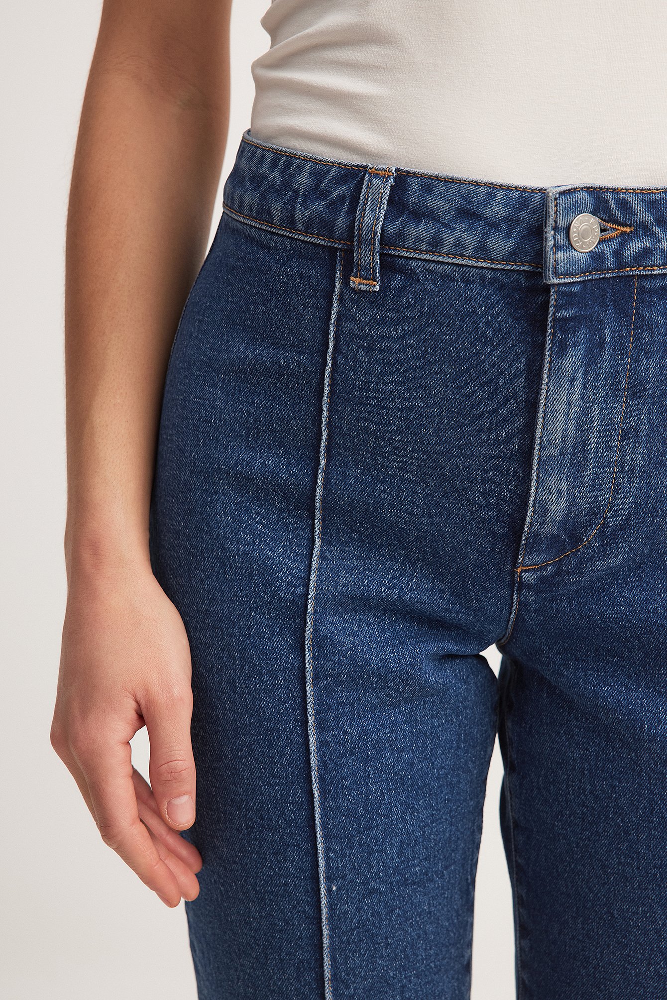 Kurze Denimhose