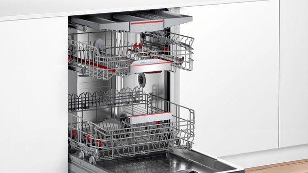 BOSCH vollintegrierbarer Geschirrspüler Serie 6, SBV6ZCX49E, 14 Maßgedecke, XXL-Geschirrspüler
