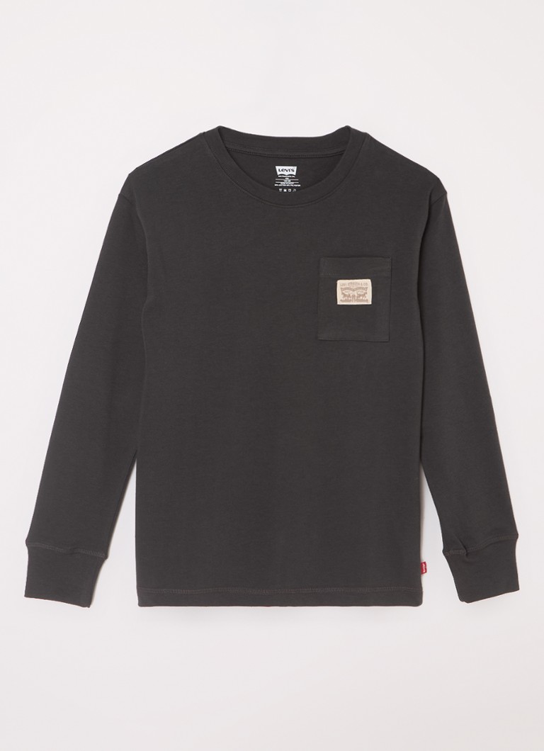 Tricou Levi's cu mânecă lungă și buzunar la piept