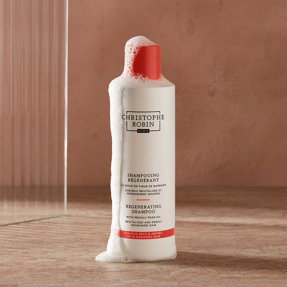 Christophe Robin Regenerating Shampoo with prickly pear oil 250 ml