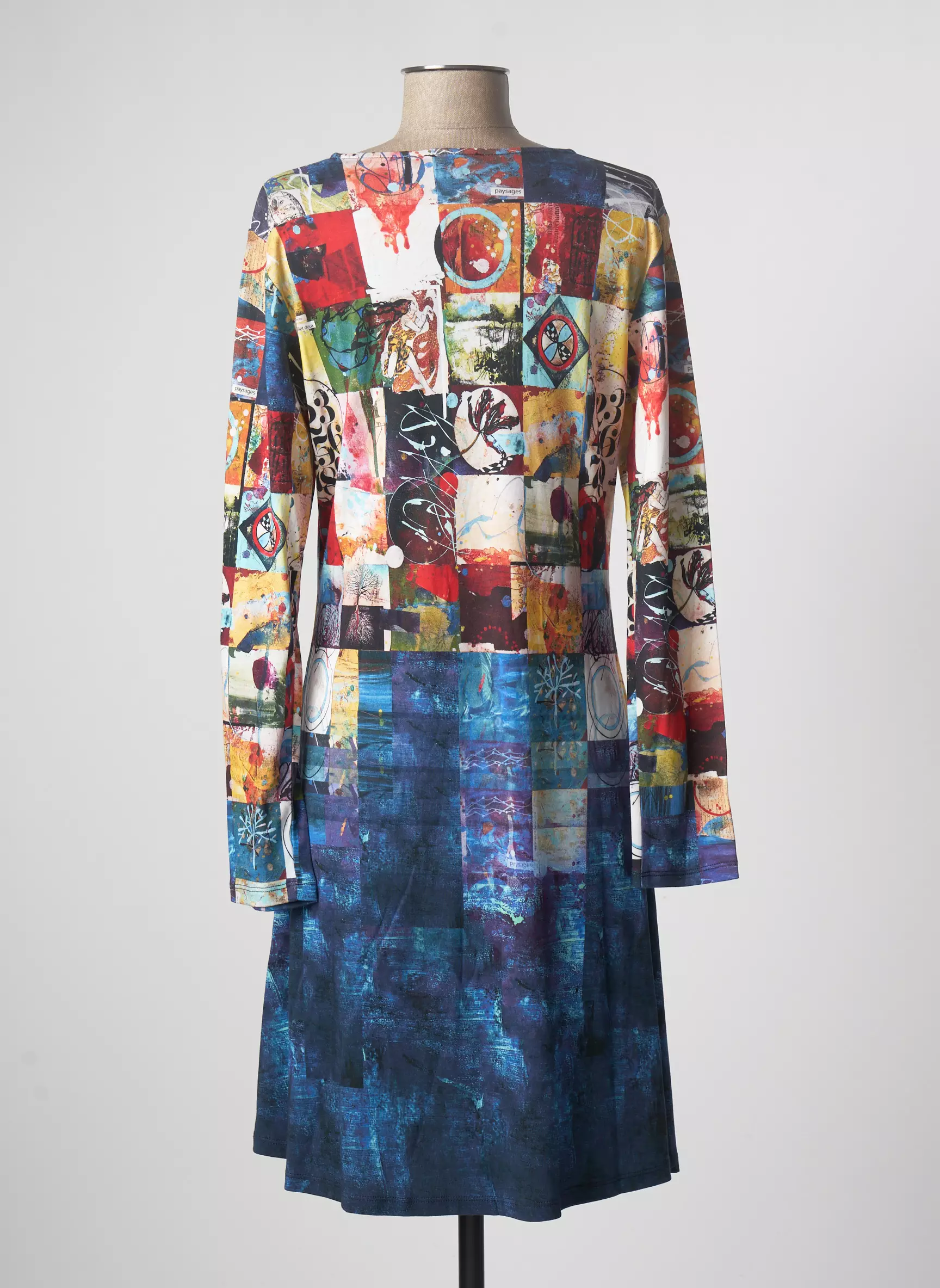 Aventures Des Toiles Robes Mi Longues Femme couleur bleu