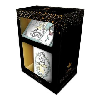 Disney Tasse, Untersetzer und Schlüsselanhänger - Die Schöne und das Biest Enchanted