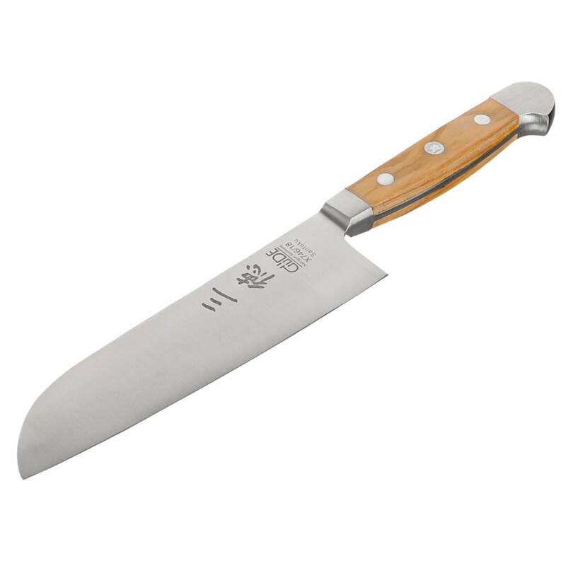 GÜDE Messer Stahl, Holz X746/18 Braun, Silber