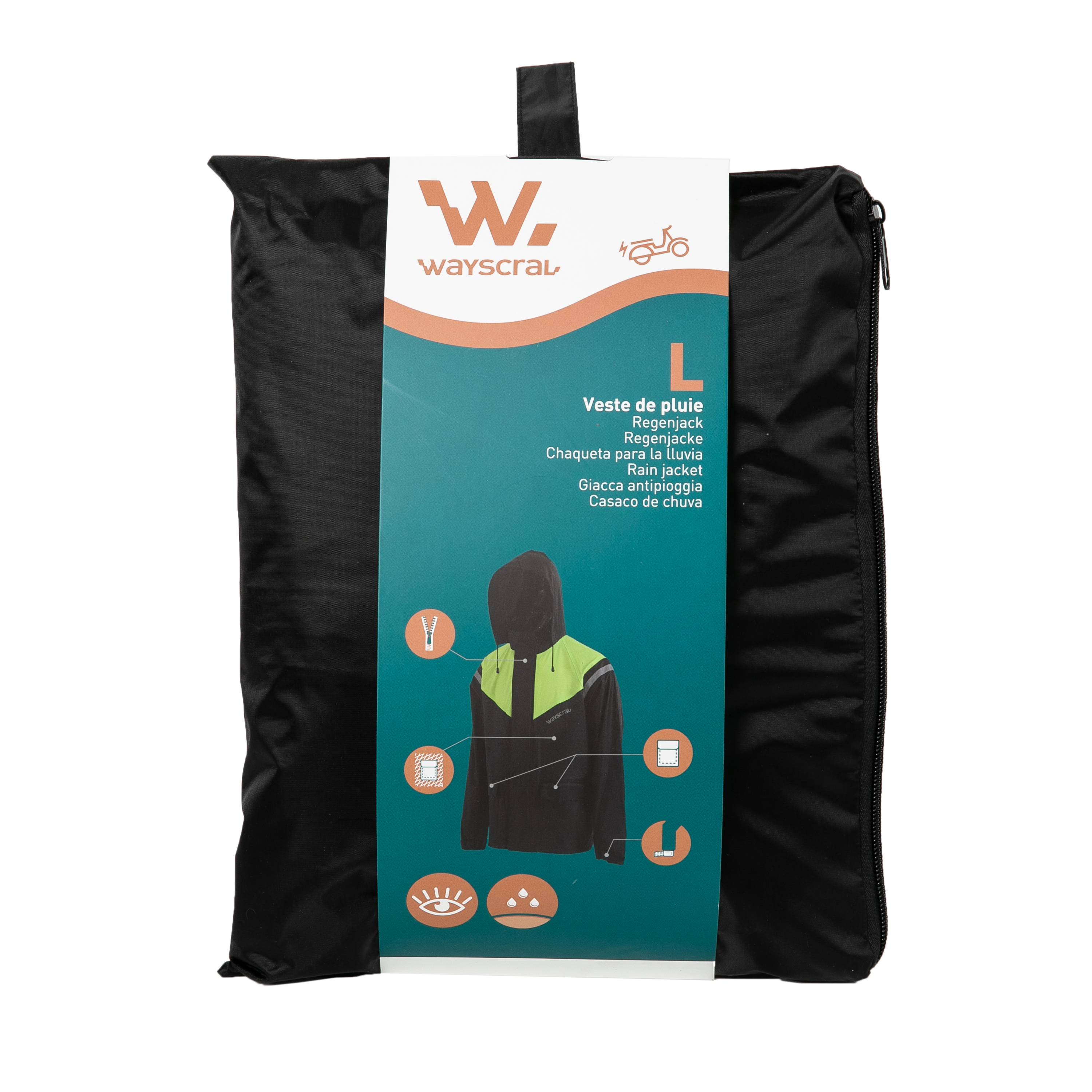 WAYSCRAL Regenjacke, Größe L - ATU