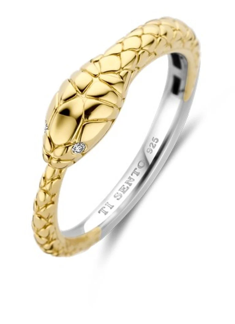 TI SENTO - Milano Gold-plated ring 12354SY