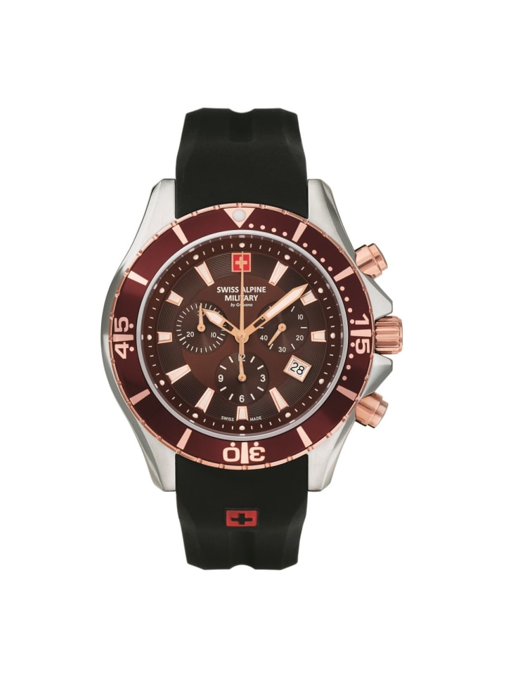 Swiss Military Quarzuhr 7040.9856SAM in Silber günstig kaufen onesize