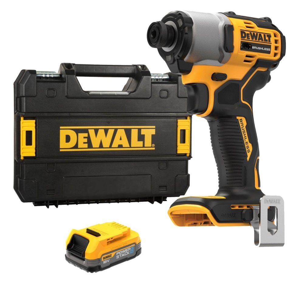 DeWalt DCF840E1T-XJ Rázový utahovák 18V XR PowerStack Li-Ion