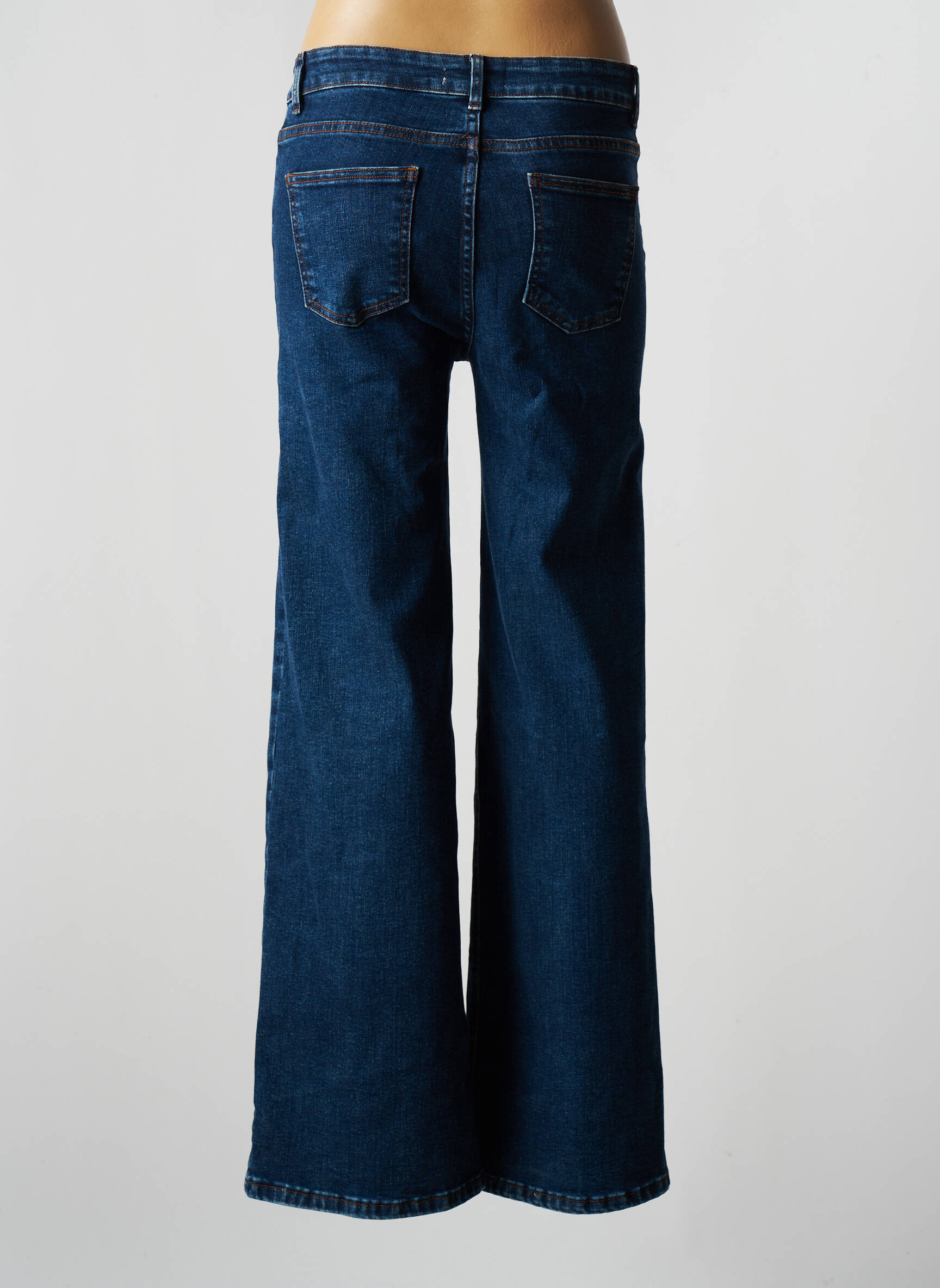 Maison Hotel Jeans Coupe Large Femme couleur bleu