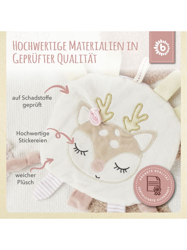 Bieco Spielwaren Knistertuch Reh - ab Geburt in Weiß günstig kaufen onesize
