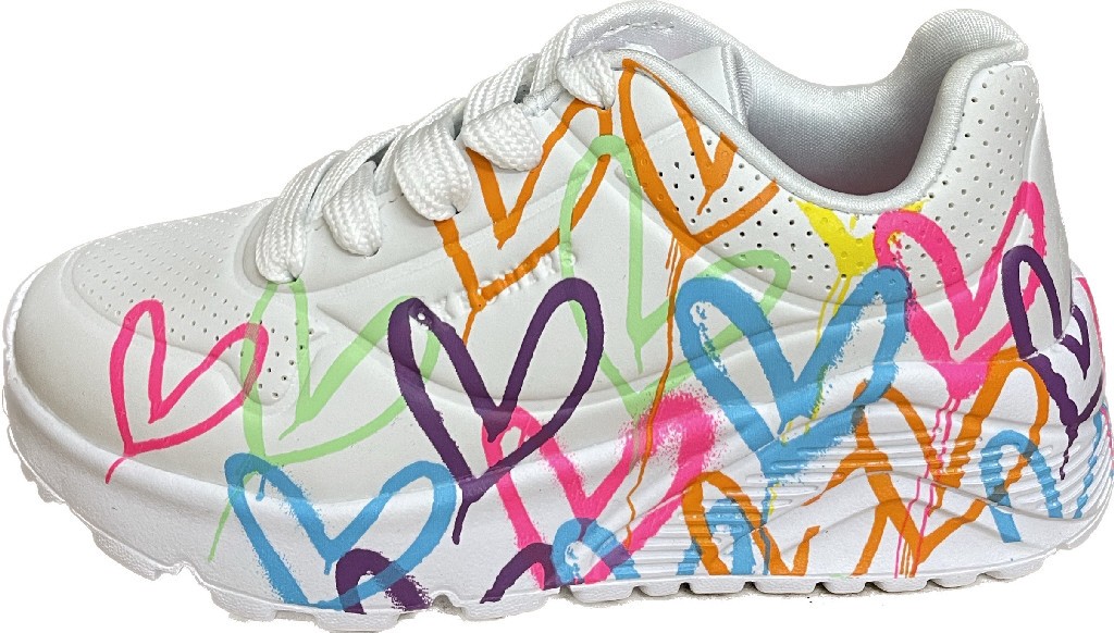 SKECHERS Mädchen Halbschuhe weiss