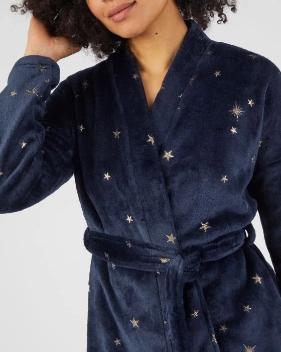 Robe de chambre chaude maille douce Thermolactyl