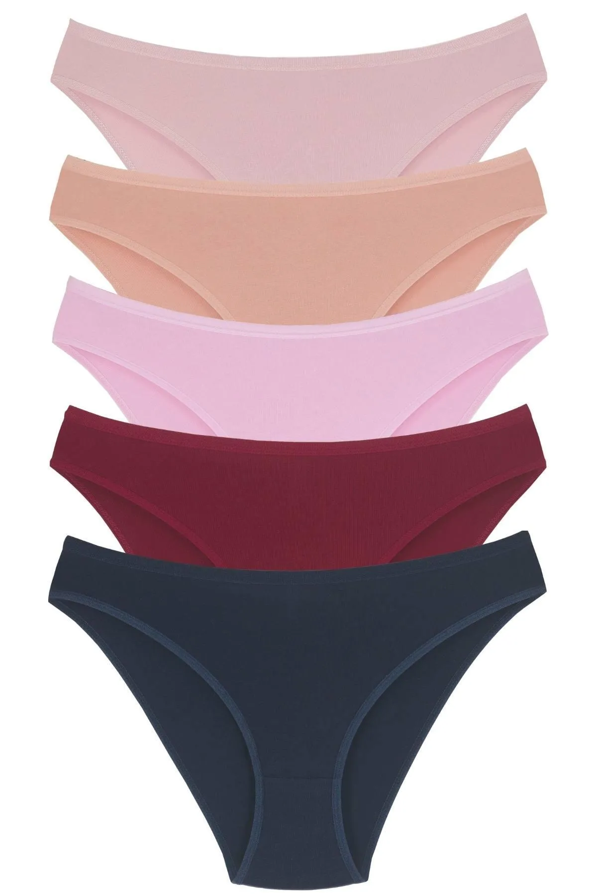 Newlilla  1001 Damen 5-teiliges Daily Slip-Höschen V14