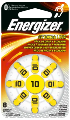 ENERGIZER Hörgerätebatterie 10  8 St