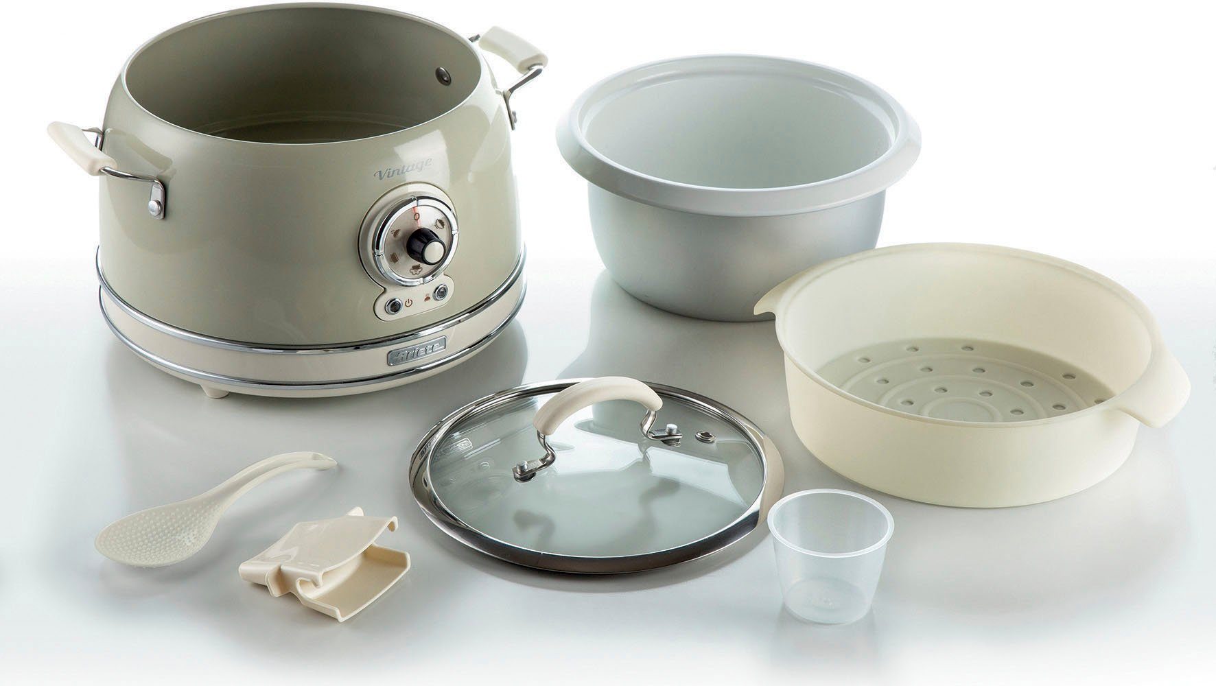 Ariete Multikocher 2904CR, 650 W, 3 l Schüssel