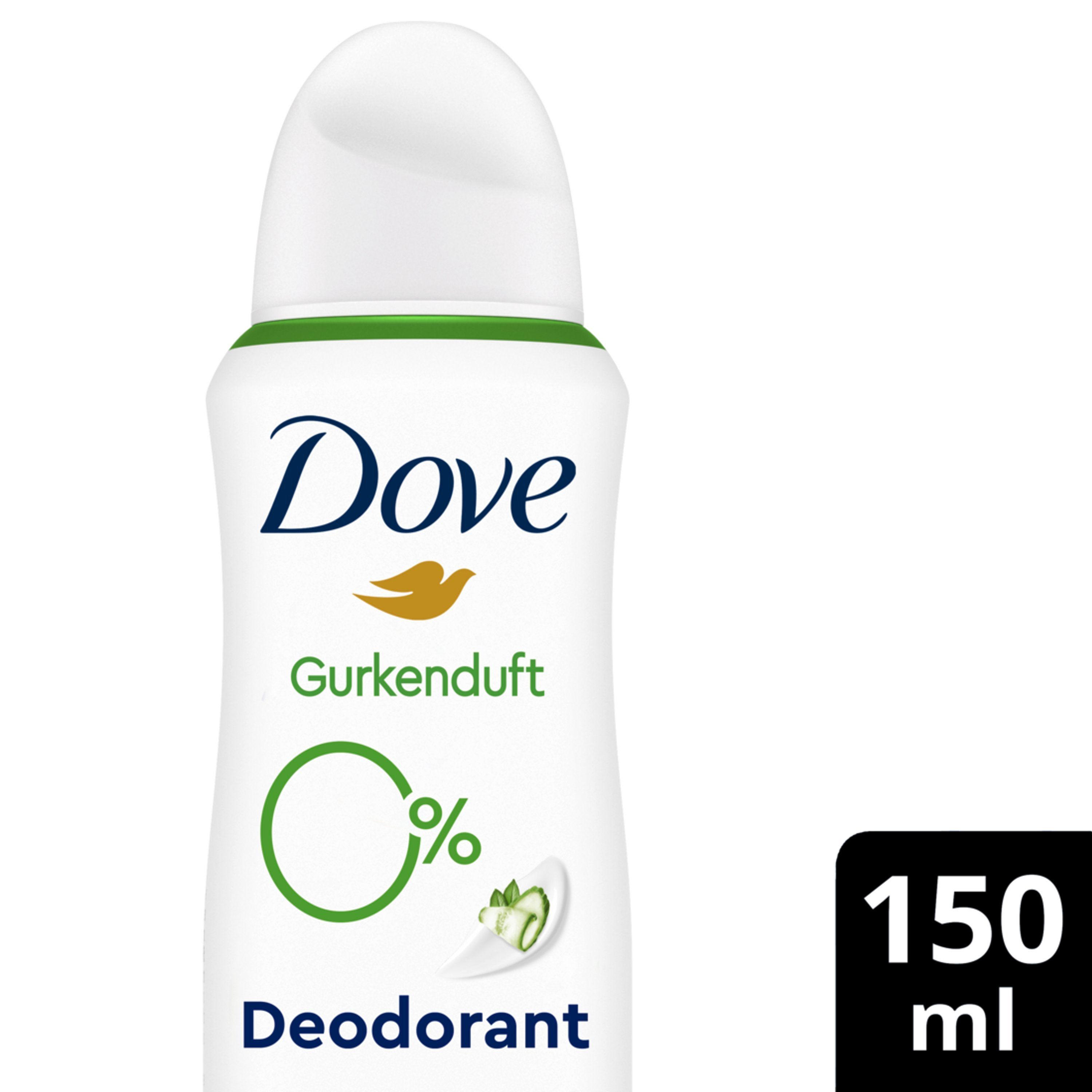 DOVE Deo-Set Deodorant Spray Gurkenduft Deo mit pflegendem Zink-Komplex 6x 150ml