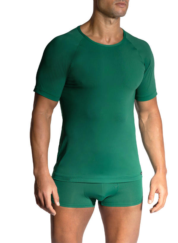 Olaf Benz, T-Shirt, RED2427, Mikrofaser-Stretch, grün