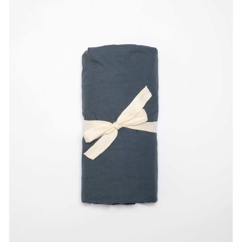 Drap-housse en Percale de Coton Bio lavé 1 personne