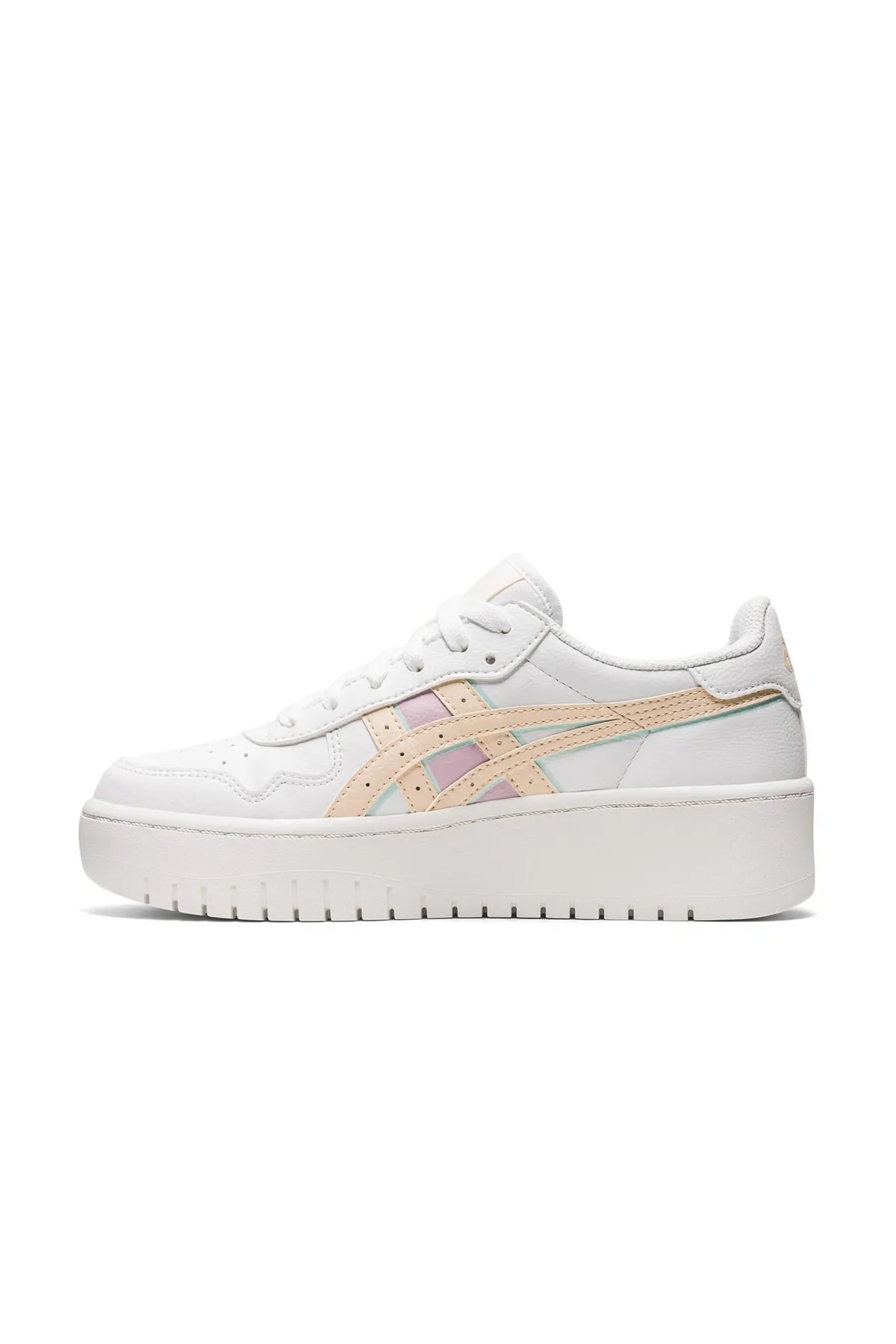 Asics  Damen / Mädchen WEISS/COZY PINK Sneaker