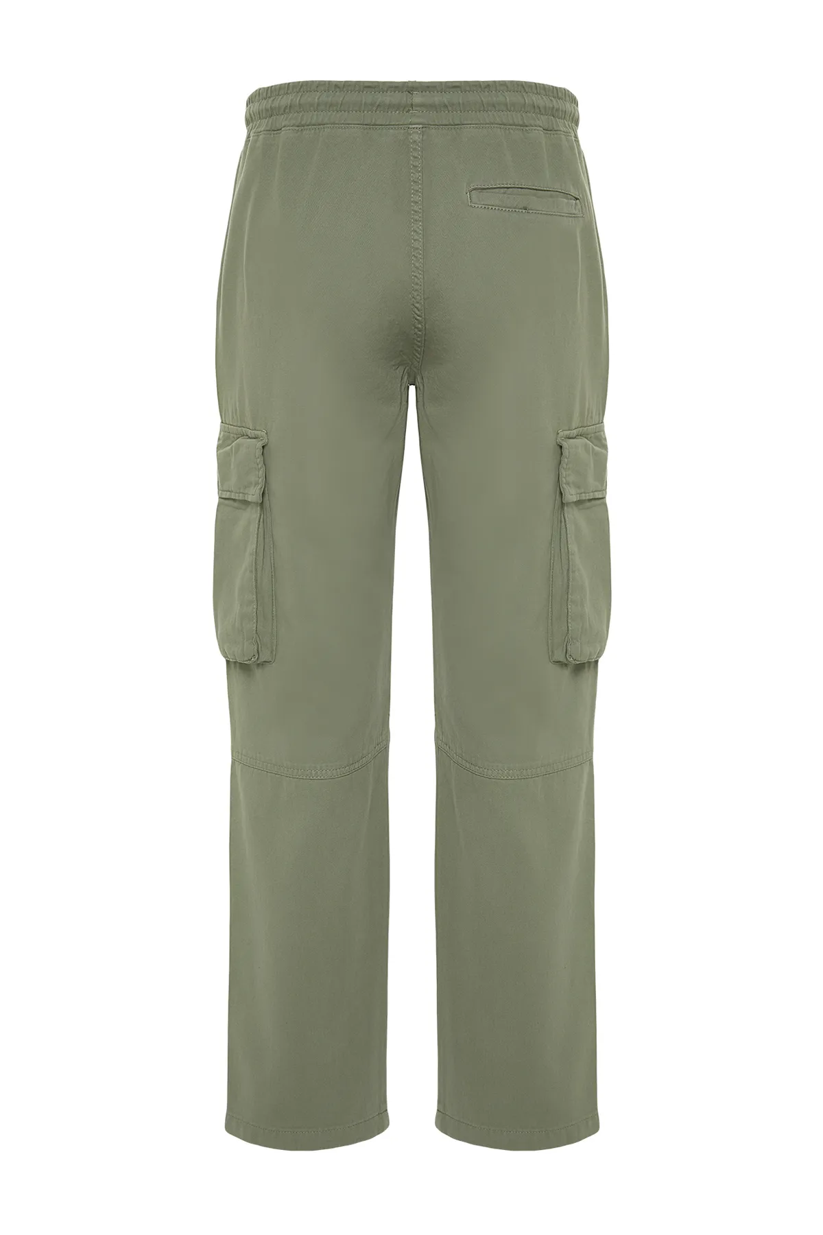 Trendyol Collection  Hellkhakifarbene Unisex-Hose mit Cargotaschen, reguläre Passform, TMNSS24PL00003