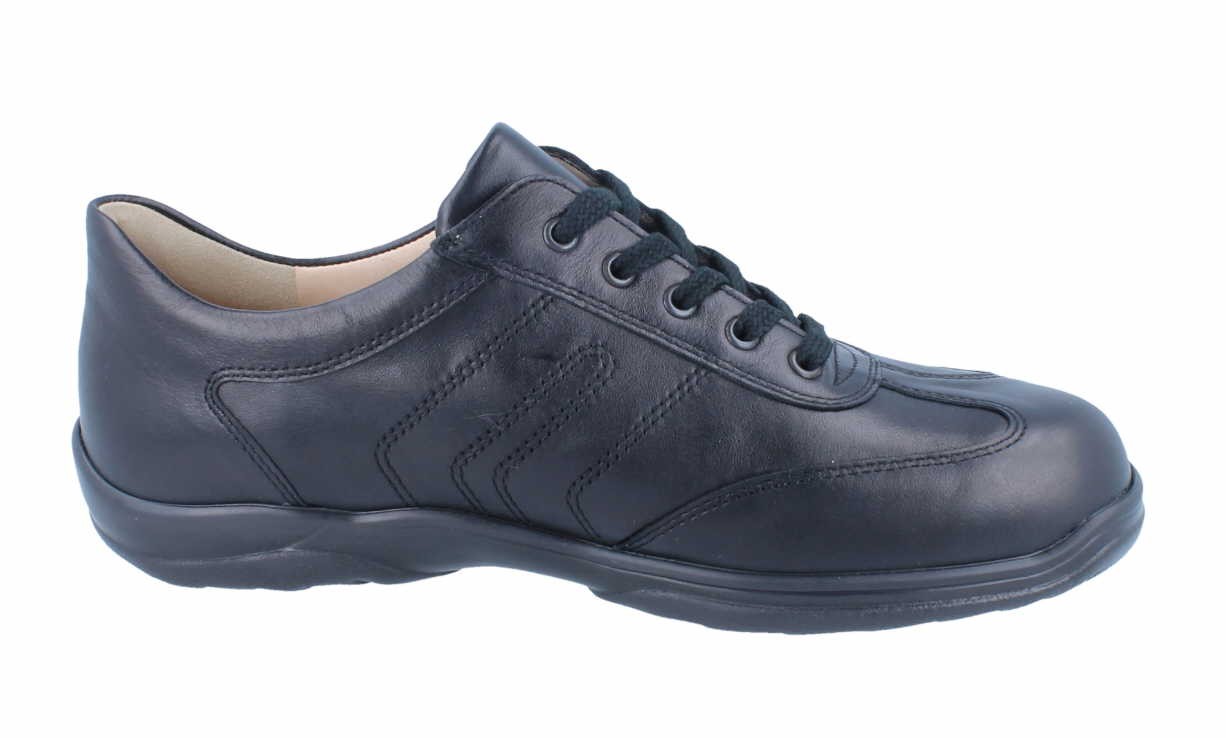 FINN COMFORT Komfort Schnürer schwarz Syracuse schwarz NappaSeda