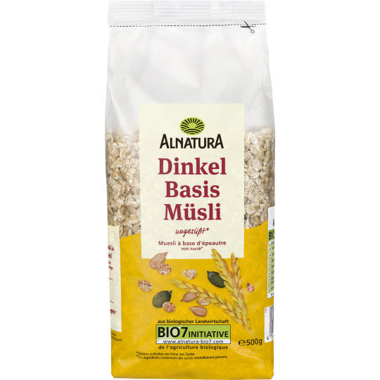 Alnatura Bio Dinkel Basis Müsli 500G