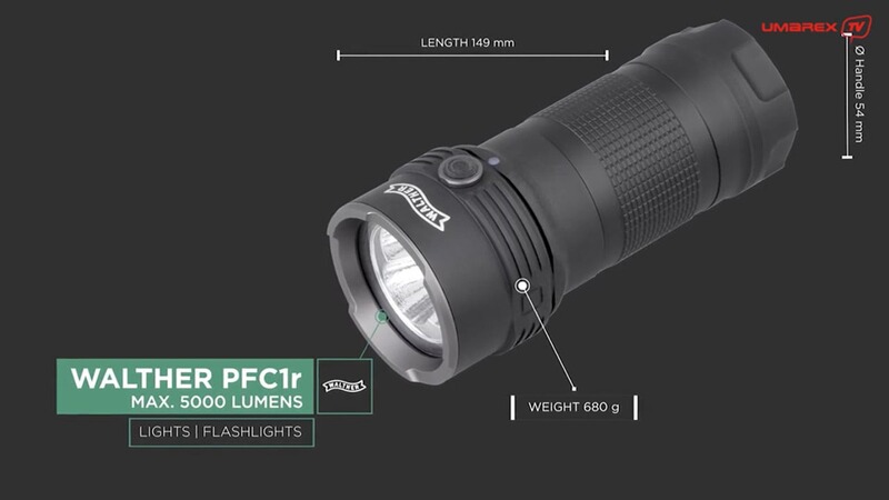 Walther Taschenlampe PFC1r