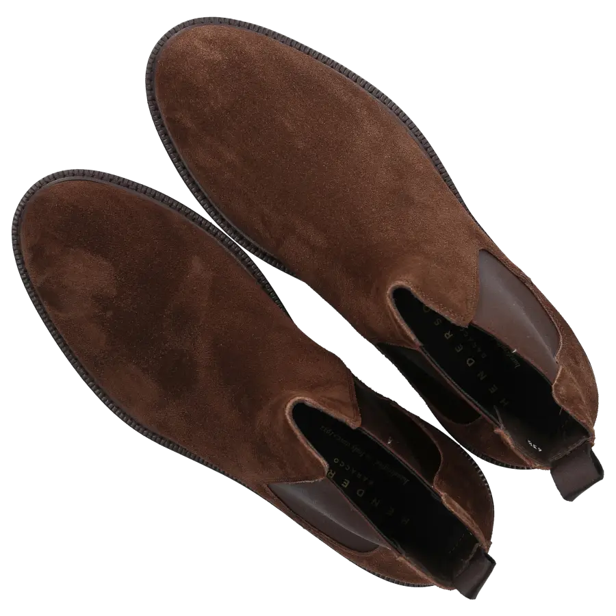 Henderson - Chelsea Boots 83502 Veloursleder - braun