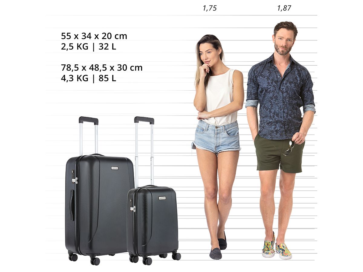 CarryOn Skyhopper 2-teiliges TSA Kofferset
