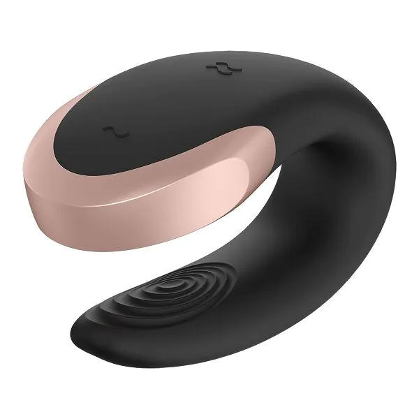 Satisfyer Masażer Double Love Connect App Black