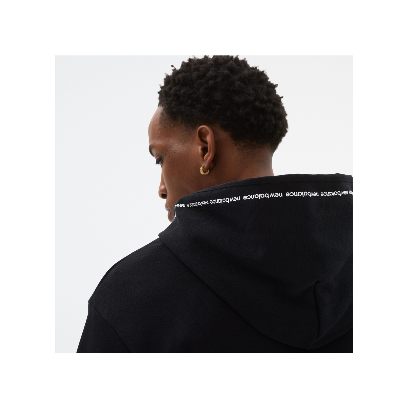 New Balance Essentials Fleece Hoody Schwarz FBK
