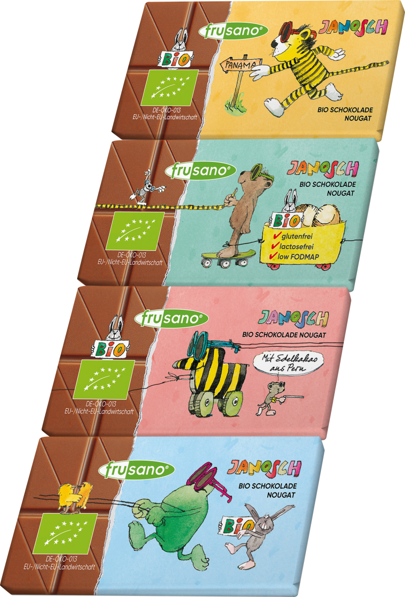 Schokolade, Nougat \Janosch\ (4 Stück), 50 g