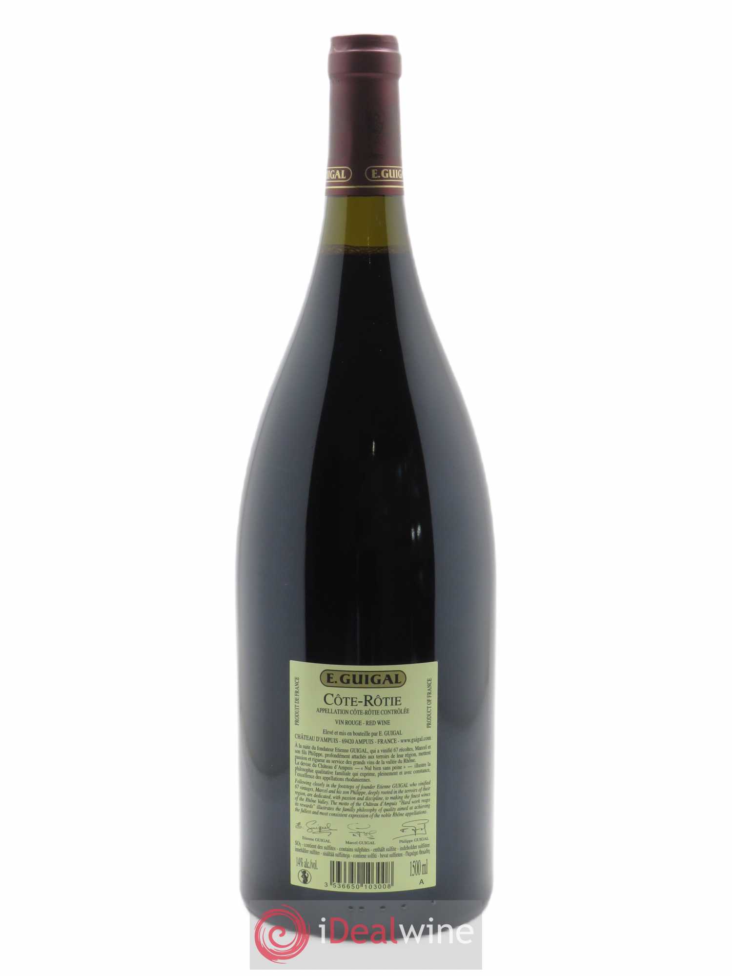 Côte-Rôtie Côtes Brune et Blonde Guigal  2018 - Lot de 1 Magnum