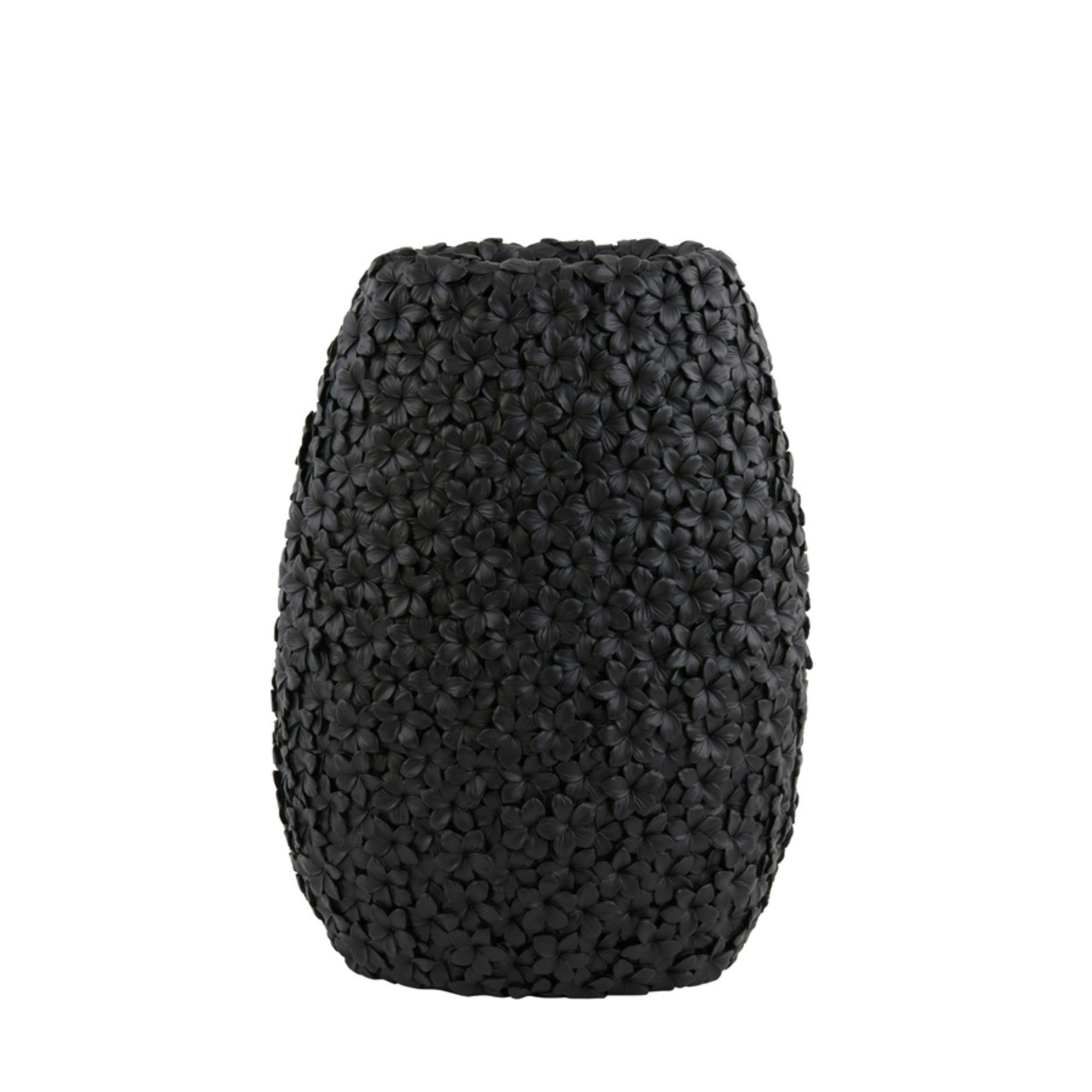 Light & Living Dekovase Vase Aloha - Schwarz - 38x23x50cm