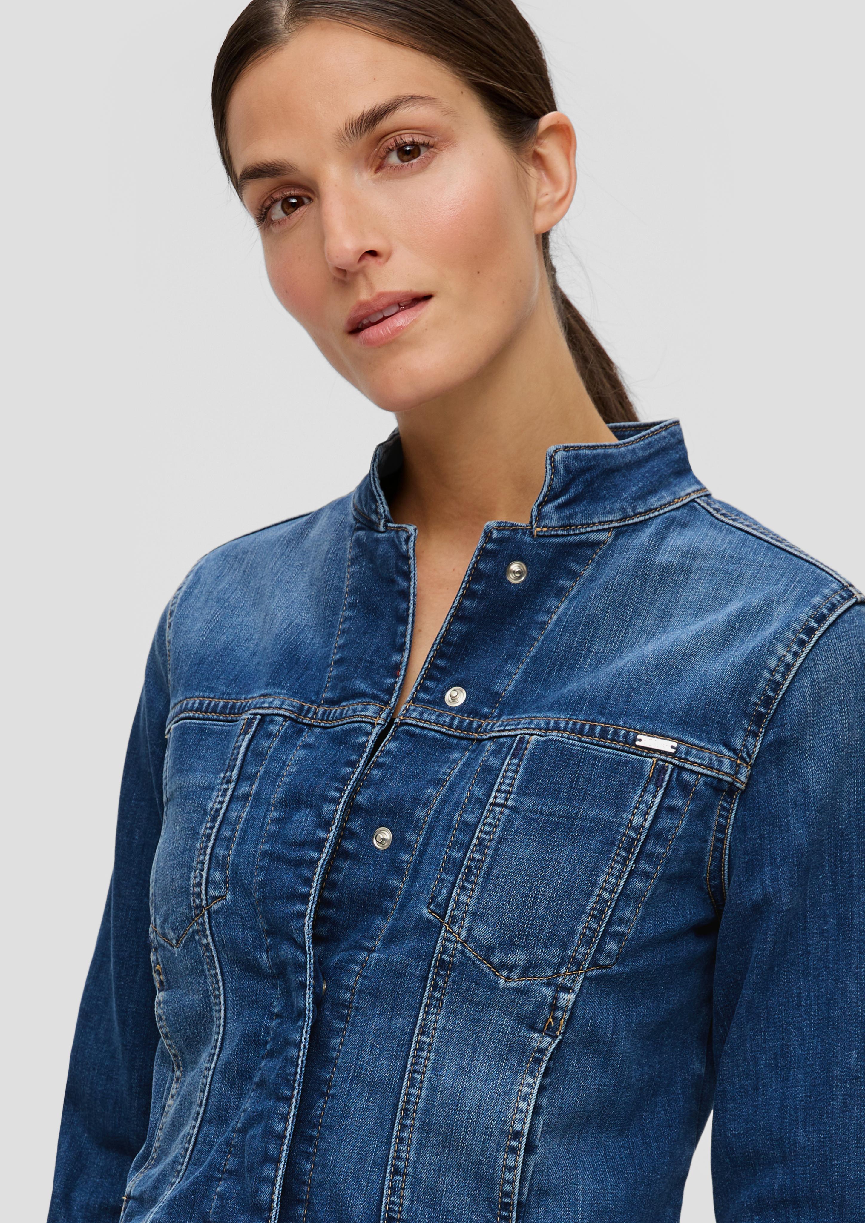Jeansjacke mit Stehkragen  2140541-57Z5
