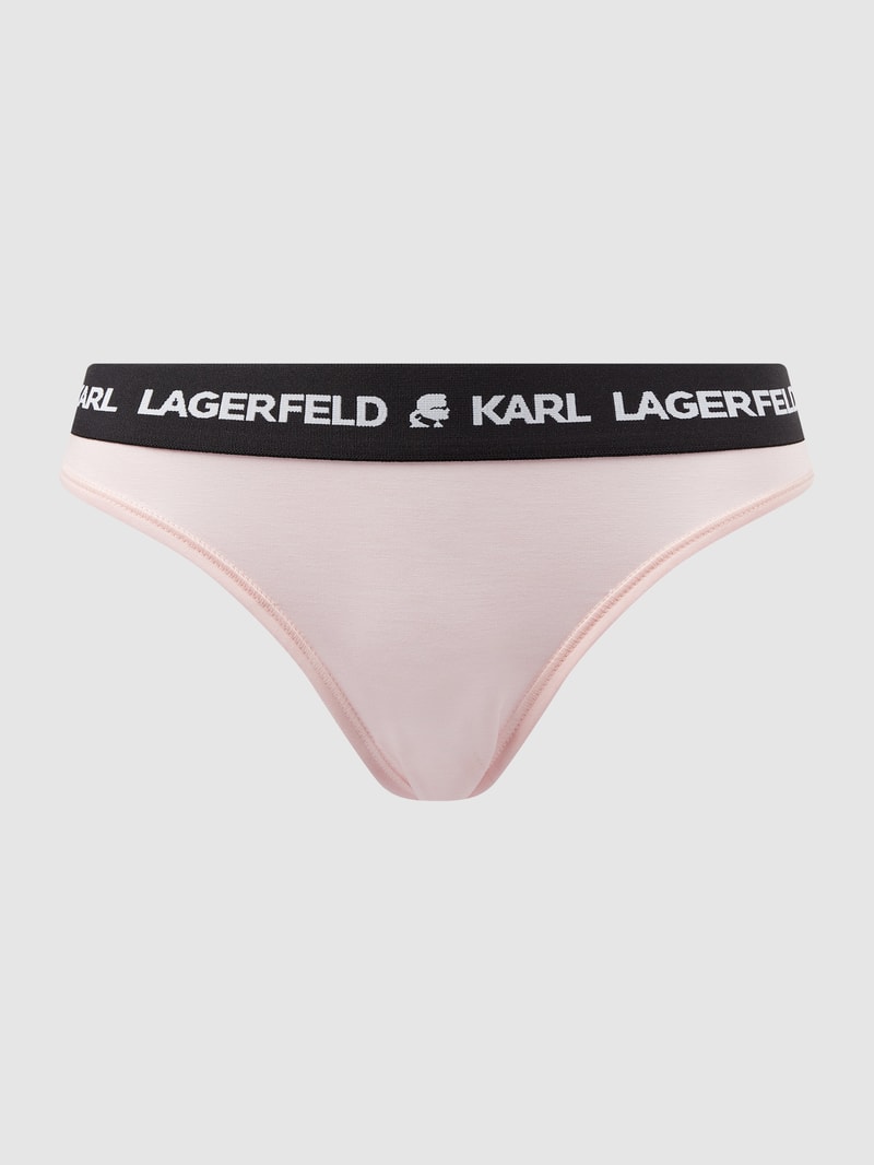 Tangaslip aus Lyocell in hellrosa