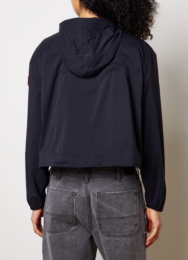 Canada Goose Kaslo cropped windbreaker with hood and side pockets