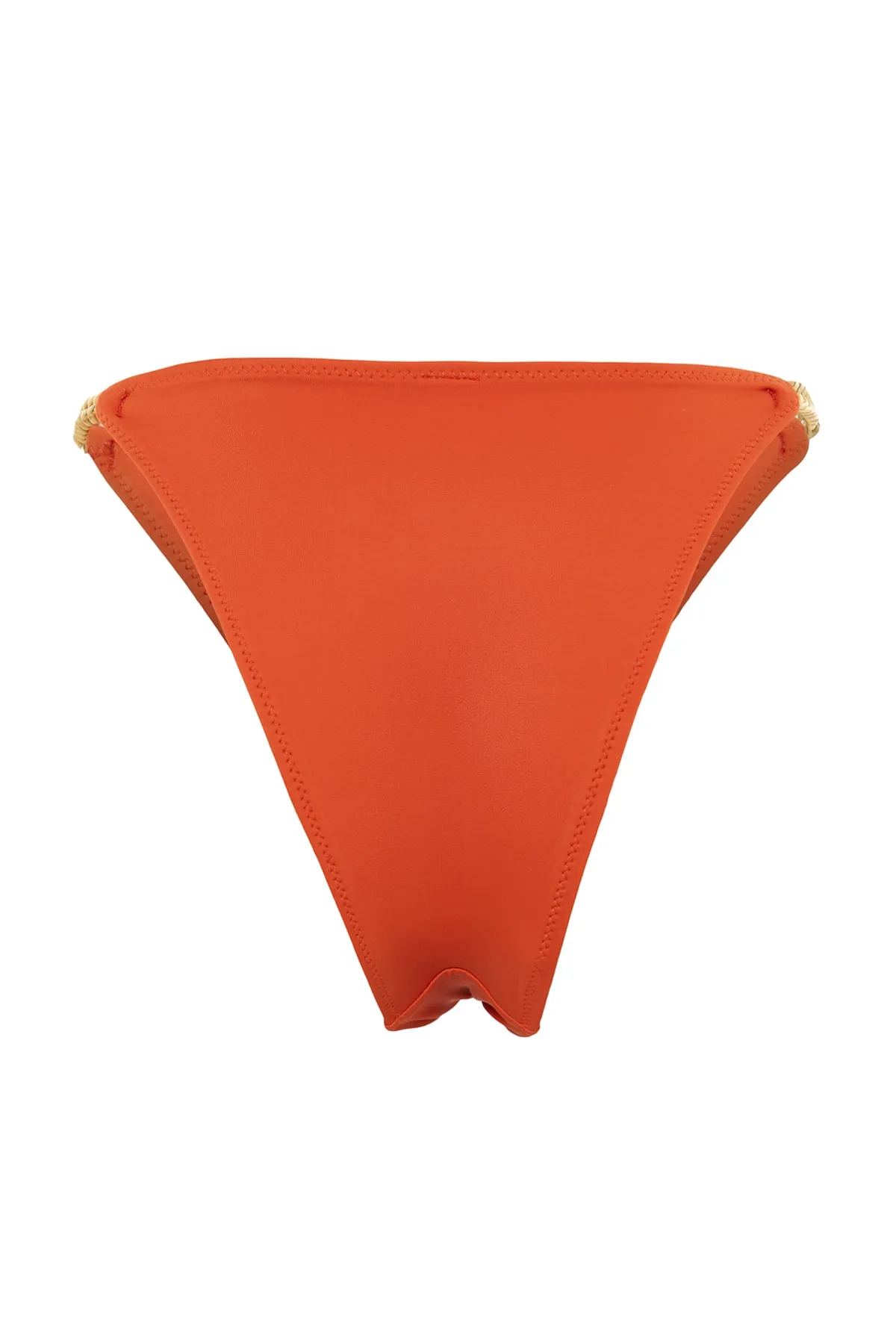 Trendyol Collection  Bikinihose mit hohem Beinausschnitt und Zimtketten-Accessoire TBESS22BA0046