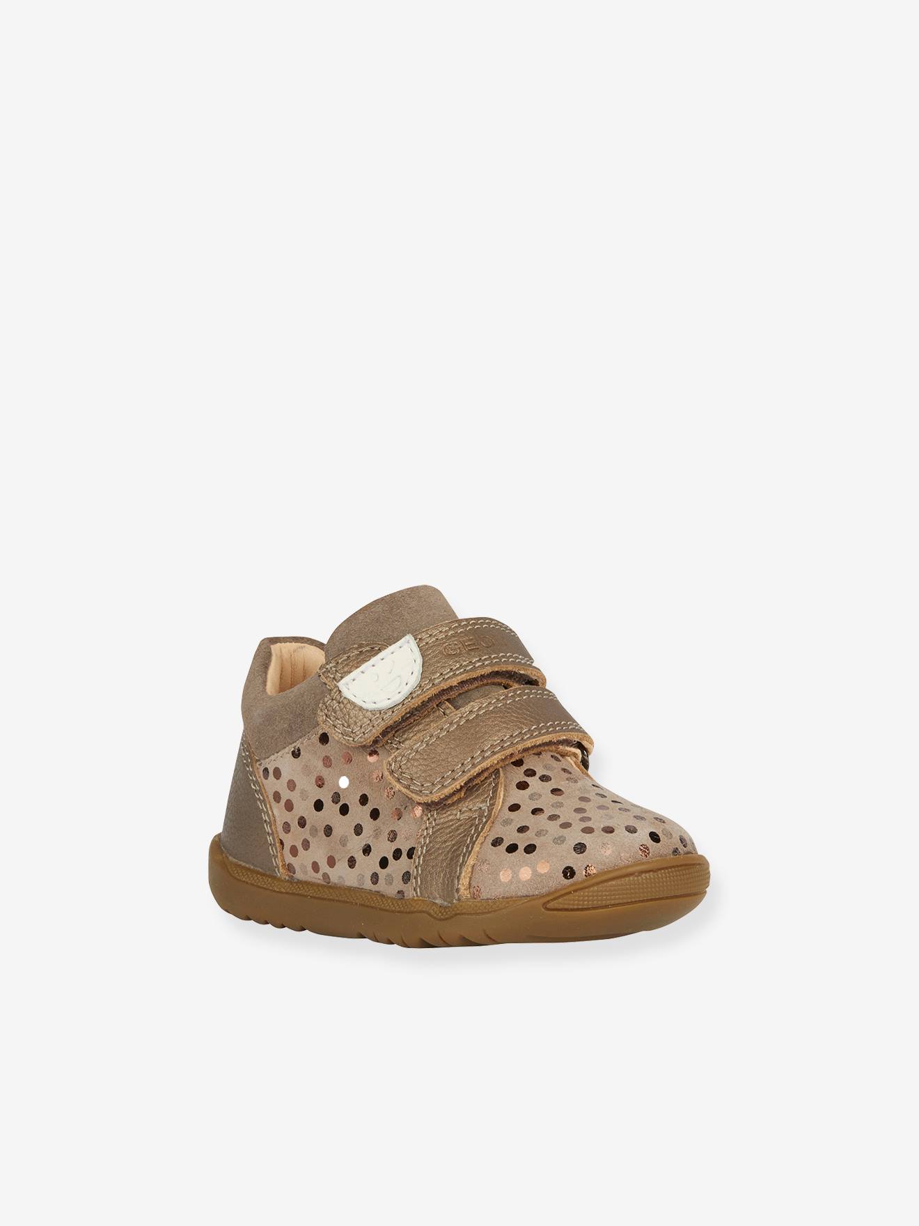 Baskets montantes bébé premiers pas B Macchia Girl GEOX® gris irisé