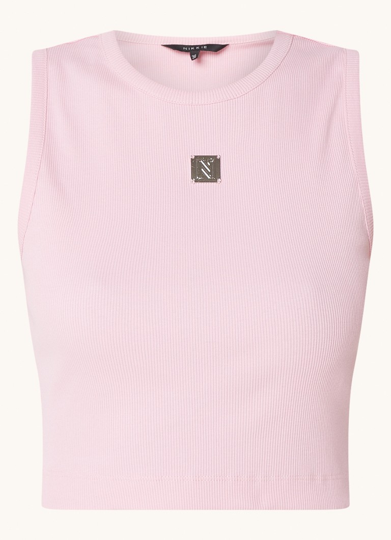 Crop top με ραβδώσεις NIKKIE Bundi