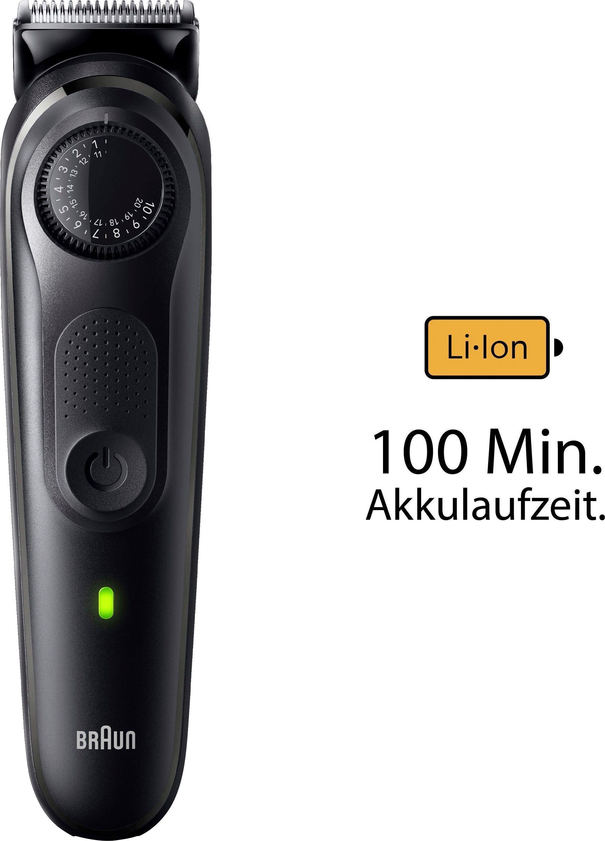 Braun Haarschneider Barttrimmer BT5430, 40 Einstellungen, Wasserdicht