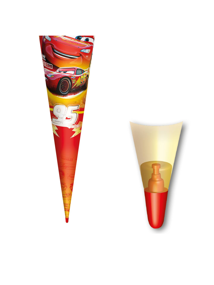 ROTH Schultüte groß Disney Pixar Cars 70 cm Folie in Rot günstig kaufen onesize
