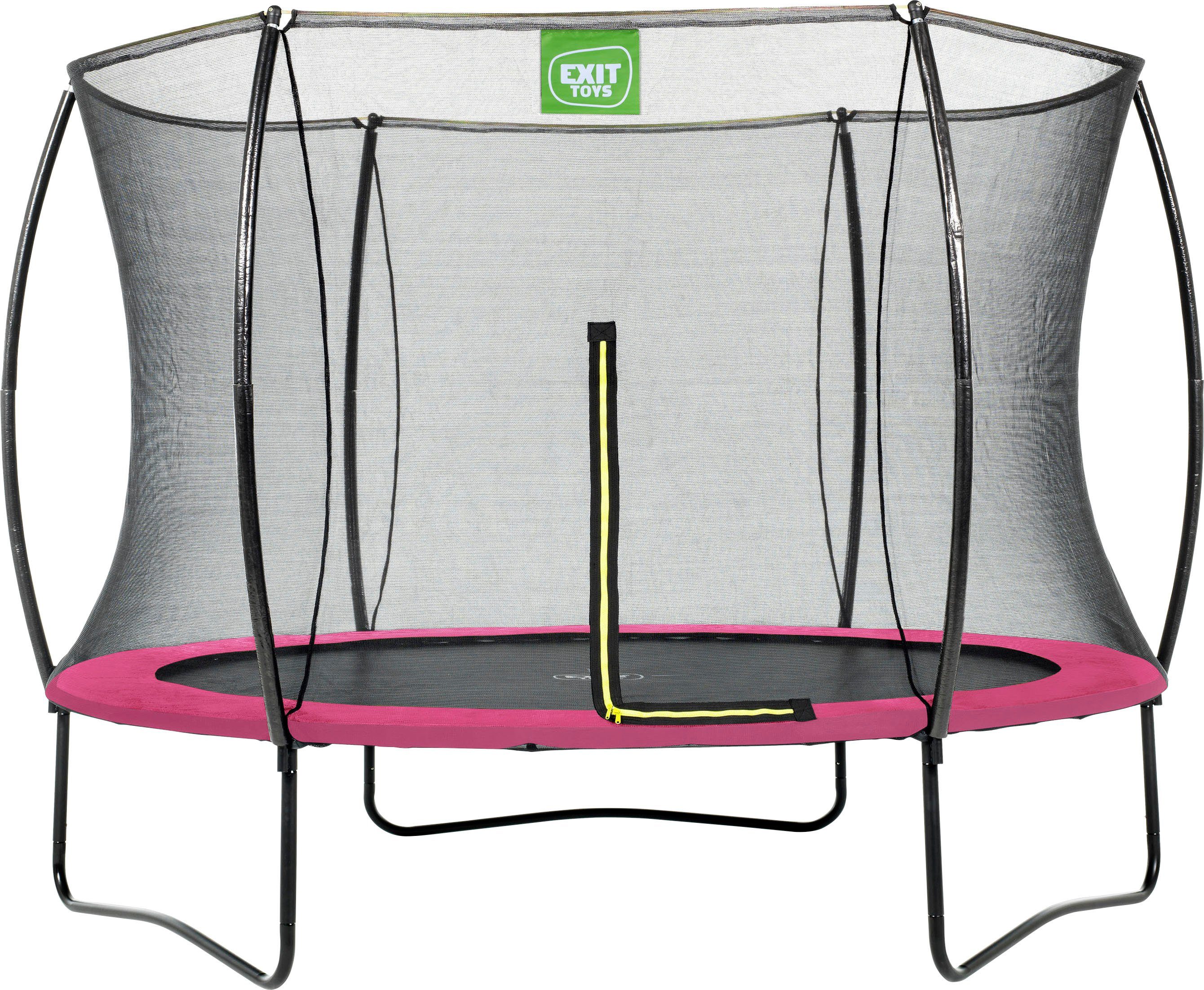 EXIT Gartentrampolin Silhouette, Ø 244 cm, mit Sicherheitsnetz